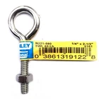 Stanley National Hardware N221-598 2161BC 1/4" 3" Eye Bolt W/hex Nut Stainl New. Price: $5.50.