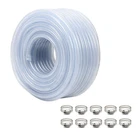 Junzhida High Pressure Braided Clear Flexible Pvc 1/2" - 98 Ft, New. Price: $78.90.