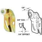 Prime-line Offset Adjustable 3/4 In. Dia. X 1/4 Single Wheel Front Bypass New. Price: $10.87.