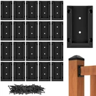 Eapele 20PCS Deck Railing Brackets Connectors For 2X4 Wood Post With 120 New. Price: $35.99.