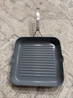 Greenpan Paris Pro Hard Anodized Healthy Ceramic Nonstick, 11" Square Grill New. Price: $55.00.
