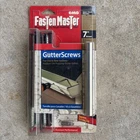 10 Pack Omg Fasten Master 7" Universal White Gutter Screws & Ferrules /drive Bit New. Price: $9.95.