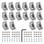 16 Silver 2020 Series Aluminum Extrusion Profile Connector Set,includes 1... New. Price: $20.01.