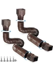 Gutter Downspout Extensions, Extender For Rainwater Drainage Nib Open. Price: $18.00.