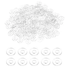 Uxcell 240 Pcs Pvc Flat Washers 2.5MM Id Od M2.5X5MMX0.5MM, Clear New. Price: $10.62.