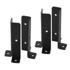 4 Pcs Adjustable Deck Post Anchor Base Brackets - Heavy Duty Half Column Fit ... New. Price: $26.37.