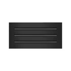 14X6 Modern Vent Cover - Decorative Black Aluminum Air Standard Lin... New. Price: $79.98.