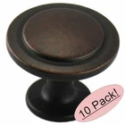 10 Pack - Cosmas Cabinet Hardware Oil Rubbed Bronze Round Knobs 5560ORB New. Price: $10.89.