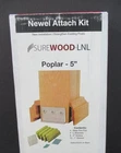 Poplar Newel Attachment Kit 5 In. Unfinished Baluster Part Usa Stairways. Price: $23.90.