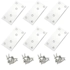 6PCS Flat Mending Plates, 4" X 2" Straight Brace Bracket, Heavy Duty 304... New. Price: $20.10.
