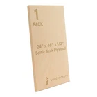 Baltic Birch Plywood, 12 Mm 1/2 X 24 48 Inch, B/bb Grade Sheets Woodpeckers New. Price: $126.62.