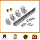 Prime-line 72 Bi-pass Sliding Closet Door Track Hardware Kit New. Price: $32.99.