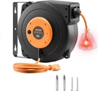 Retractable Extension Reel, 30 Ft, Heavy Duty 16AWG/3C Sjtow Power Cord, Wi New. Price: $75.64.