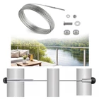 Vistaview Cabletec 1/8 Railing Kit 20 Ft Stainless Steel 316 For Metal New. Price: $82.60.