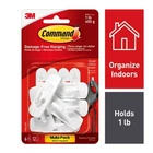 3M 17002-6ES Command Adhesive Utility Hooks Small Lbs. Capacity (pack Of 4) New. Price: $33.78.