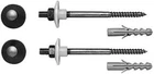 Duravit 006500 White Wall-mounted Toilet & Bidet Hardware Kit New. Price: $75.00.