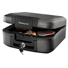 Fire Safe Chest, 0.28 Cu Ft, Gray Used. Price: $106.92.