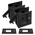 Privacy Door Lock Replacement Hardware Pocket Slide Pull Handle New. Price: $38.32.