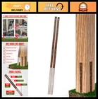 2-PACK Easy Fence Repair Kit Fix Broken Wood Posts, Durable Steel Stakes New. Price: $56.99.