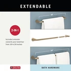 New Delta Sparrow 18-24 Champagne Gold Bronze Wall Mount Single Towel Bar Nib. Price: $44.99.