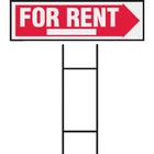 Hy-ko Corrugated Plastic Sign, For Rent RS-806 084100006148 New. Price: $12.78.