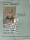 Expo Design Inc. Corner Clip Glass Shelf -- 12 3/8" Contains New. Price: $34.99.
