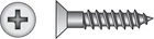 Hillman 40186 Zinc Plated Steel Flat Head Phillips Wood Screw #14 X 2 In. New. Price: $24.96.