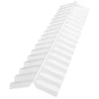 4 Ft. Polycarbonate Ridge Cap Flashing Clear New. Price: $28.16.