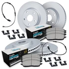WDTS2-12769 R1 Concepts 4-WHEEL Set Brake Disc And Pad Kits Front & Rear For X3 New. Price: $414.79.
