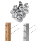 Muzata T316 Angle Beveled Washer Id 3/8 For Deck Stair Railing CR60 New. Price: $71.99.