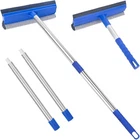 Window Squeegee And Microfiber Scrubber Set, 2-IN-1 Cleaning Kit New. Price: $23.99.