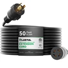 Plugtul Prong Amp Extension Cord 50FT, Nema L14-20 Generator C... New. Price: $126.55.