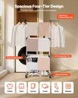 Vevor Clothes Drying Rack, 4-TIER Foldable Laundry Dryer Metal New. Price: $54.80.