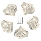 Uenhoy 5 Pcs Vintage Rose Drawer Knobs - Antique Flower Cabinet Fo... New. Price: $16.75.