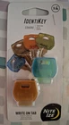 Nite Ize Identikey 2.5" Rubber Asst. Cover 4PK. KID-A1-4R7 New. Price: $8.99.