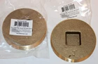 Sioux Chief 877-30 3" Countersunk Head, Brass Cleanout Plugs Lot Of 2 New. Price: $24.74.