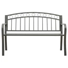 Outdoor Patio Bench Garden Park Steel For Backyard Vidaxl New. Price: $132.99.