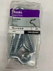 Hillman 35239 Zinc Screw Hooks 4-15/16" Open. Price: $15.25.