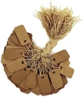 100 Pcs Kraft Paper Tags, Jewelry Price With String (1" X 1/2") Ct New. Price: $17.30.