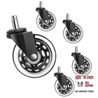 Black Gamma Office Chair Wheels - Pack 5 7/16X7/8 Inch Heavy Duty New. Price: $22.49.