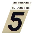 Hillman 1.5 " Reflective Black Aluminum Self-adhesive Number Pc (6-PACK) New. Price: $7.79.
