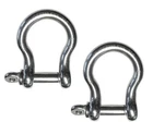 2 Pieces Stainless Steel 316 Forged Bow Shackle 5/16" 8MM Marine Grade New. Price: $18.10.
