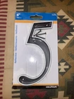 Hillman 6-IN Reflective Black Number #5 Letter 844815 New. Price: $5.99.