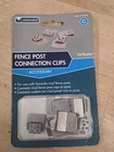 (10-PK) Veranda Fence Post Top Rail Connection Clips Vinyl 1002772726 New. Price: $7.00.