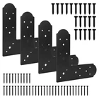 Rasugarlary Shape Steel Flat Bracket, 4 Pcs 10 X 0.12 Inches, Black New. Price: $56.84.