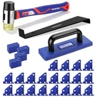 Workpro 63-PIECE Laminate Flooring Tools, 5-IN-1 Vinyl & Lvp 63-PACK, Blue New. Price: $44.74.