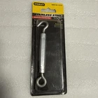Hook Eye Turnbuckle 1/4 X 1/2 V2173 Stanley Hardware Stainless Steel New. Price: $11.00.