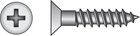 Hillman 40072 Zinc Plated Steel Flat Head Phillips Wood Screw #8 X 1-3/4 In. New. Price: $16.63.