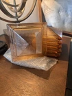 Woodway Glass Universal Pyramid Amber Post Caps - 4X4 Set Of 6 New. Price: $85.00.