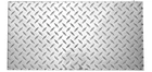 4221BC 24" X 12" Diamond Plate 1/10 Gauge Polished Aluminum Finish New. Price: $75.39.
